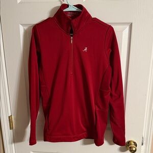Alabama Nike Red Quarter-Zip